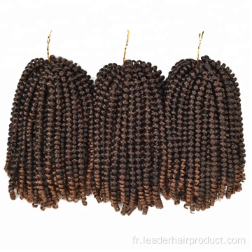 Ombre Spring Twist Crochet Tresse Cheveux Pour Femmes